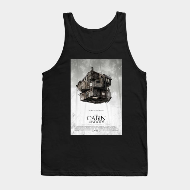 The Cabin in the Woods Movie Poster Tank Top by petersarkozi82@gmail.com